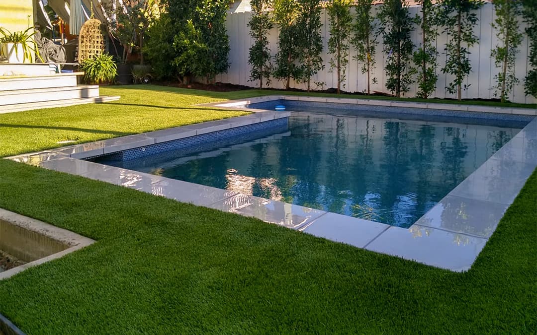 Poolside Turf Installation in Arlington, TX